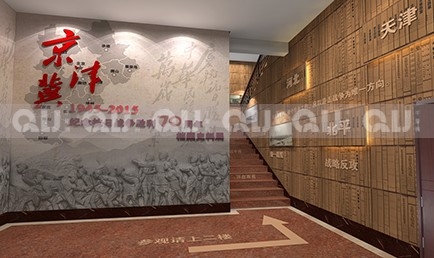 京津冀紀念抗日戰爭勝利70周年檔案史料展設計
